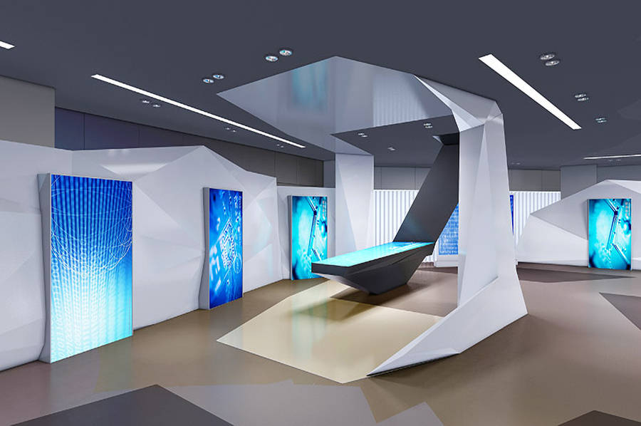 企业展厅策画公司西安一笔一画科技企业文明展厅策画案例